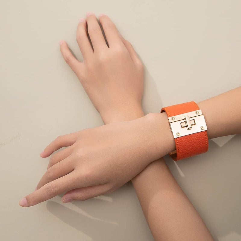 Rantanto Braid Leather Wrap Bracelet Trendy Stackable Crystal Cuff Boho Gold Heart Bracelet Jewelry Gift For Women - Image 3